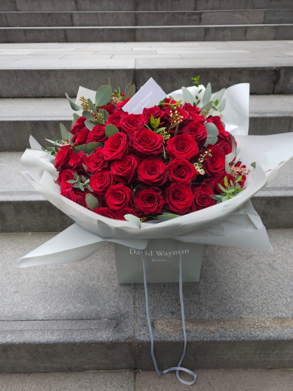 Valentine Red Roses Bouquet