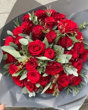 Valentine Red Roses Bouquet XXL